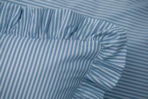 Zdeňka Podpěrová Posteľné obliečky Jemný modrý prúžok Bavlna 2x70x90,1x200x240 cm
