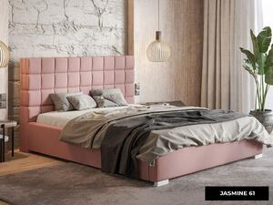 - Moderná čalúnená posteľ NOOR ROZMER: 120 x 200 cm, FARBA NÔH: chrómová