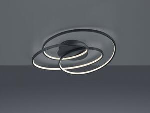 TRIO 673916032 Gale LED stropné svietidlo 38W/3850lm 3000K matné čierne, switchdimmer