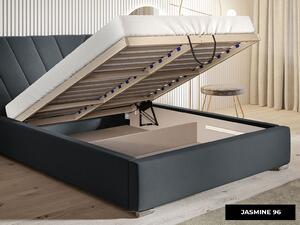 - Moderná čalúnená posteľ VIVIAN ROZMER: 120 x 200 cm, FARBA NÔH: biela