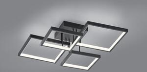 TRIO 627710432 Sorrento LED stropné svietidlo 24W/2400lm 3000K matné čierne, switchdimmer