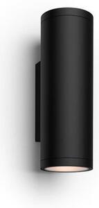 PHILIPS HUE 17463/30/P7 Appear 2x8W/1200lm RGB exteriérové nástenné svietidlo