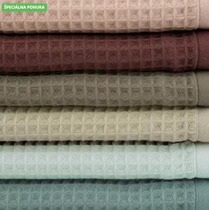 OVITEX SUZY - vaflový uterák z organickej bavlny 55x105cm piesková Bavlna/ľan 55x110 cm
