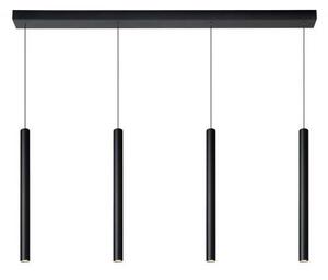 LUCIDE 74403/04/30 LORENZ závesné svietidlo LED 4x4W matná čierna