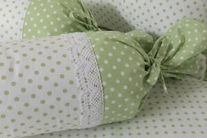 Zdeňka Podpěrová Posteľné obliečky Zelená bodka (pozitív/negatív) Bavlna 40x60 cm