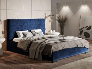 - Luxusná manželská posteľ OPAL ROZMER: 120 x 200 cm, FARBA NÔH: dub