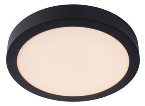 LUCIDE 28116/30/30 BRICE stropné stmievateľné kúpeľňové LED svietidlo 30W Ø30cm IP44 čierna