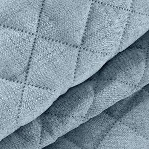 Eurofirany Prehoz s ľanovou štruktúrou CHON - modrý - 170x210cm s geometrickým vzorom modrá Polyester 170x210 cm