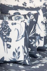 Zdeňka Podpěrová Posteľné obliečky Flora indigo pozitiv/negativ Flanel 2x70x90,1x200x240 cm