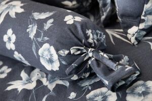 Zdeňka Podpěrová Posteľné obliečky Flora indigo pozitív Flanel 1x70x90,1x140x220 cm