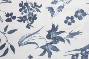Zdeňka Podpěrová Posteľné obliečky Flora indigo negativ Flanel 50x70 cm