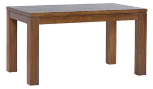Jedálenský stôl Korund dubový lak rustikálny (vrchná doska 4 cm) - 1400x900x40 mm