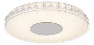 GLOBO 49336-16R DENNI stropné LED svietidlo 300 mm 16W/1080lm neutrálne biele svetlo (4000K) IP20 strieborná metalíza