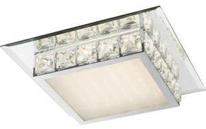 GLOBO 49355-18 MARGO stropné LED svietidlo 340 mm 18W/1200lm neutrálne biele svetlo (4000K) IP20 chróm