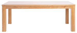 Drevený stôl Korund z lakovaného dubového masívu (vrchná časť 2,2 cm) - 1200x800x22mm