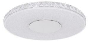 GLOBO 49336-24R DENNI stropné LED svietidlo 400 mm 24W/1600lm neutrálne biele svetlo (4000K) IP20 strieborná metalíza