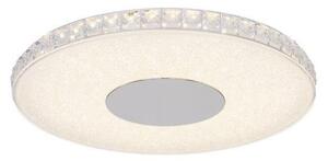 GLOBO 49336-24R DENNI stropné LED svietidlo 400 mm 24W/1600lm neutrálne biele svetlo (4000K) IP20 strieborná metalíza