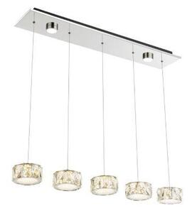 GLOBO 49350-52H AMUR závesné svietidlo LED 48W/3700lm neutrálne biele svetlo (4000K) IP20 chróm