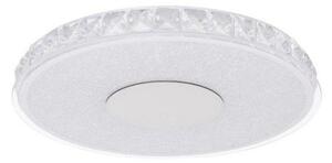 GLOBO 49336-16R DENNI stropné LED svietidlo 300 mm 16W/1080lm neutrálne biele svetlo (4000K) IP20 strieborná metalíza