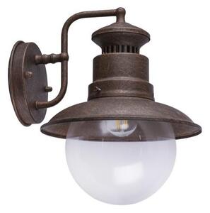 GLOBO 3272R SELLA vonkajšie nástenné svietidlo z nerezovej ocele 1xE27 60W IP44 imitácia hrdze