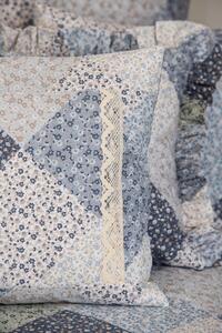 Zdeňka Podpěrová Posteľné obliečky Patchwork Jade Pomněnkový Bavlna 40x60 cm