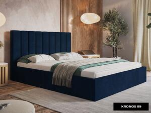 - Minimalistická čalúnená posteľ ALEXIS ROZMER: 140 x 200 cm