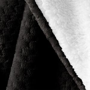 Amelia Home Teplá ovečková deka SHLEEPY - - čierna Mikroplyš 170x210 cm