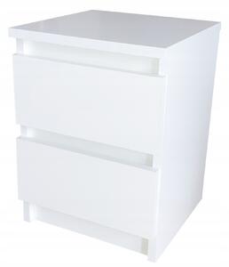FoxBox Nočný stolík Nikol - biely