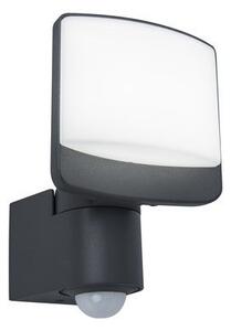 LUTEC 7625701345 SUNSHINE nástenné LED svietidlo 12,5W 5000K IP44 tmavá šedá so senzorom