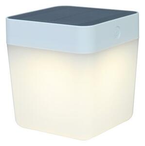 LUTEC 6908001331 TABLE CUBE solárne stolové LED svietidlo 1W 3000K IP44 biela