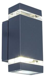 LUTEC 5605013118 FOCUS nástenné LED svietidlo 8,3W 4000K IP44 tmavá šedá