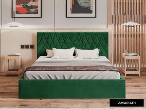 - Moderná čalúnená posteľ SCARLETT ROZMER: 120 x 200 cm