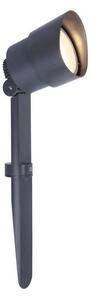 LUTEC 6609201118 EXPLORER záhradný LED reflektor do zeme 5,9W 380lm 3000K IP54 tmavá šedá