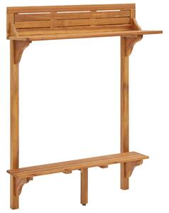 Balkónový barový stôl 90x37x122,5 cm akáciový masív