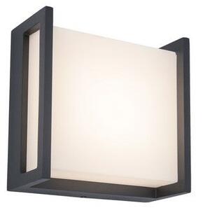 LUTEC 5195401118 QUBO nástenné LED svietidlo 9,5W 3000K IP54 tmavá šedá