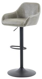 Barová stolička Autronic 51x108 cm sivá ekokoža AUB-716 GREY3