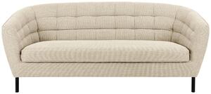 TROJMIESTNA POHOVKA, textil, krémová MID.YOU - Sedačky, Online Only