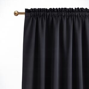 Zatemňovací záves Laura Velvet 140x260 Farba: Čierna