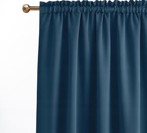 Zatemňovací záves Laura Velvet 140x260 Farba: Tmavomodrá
