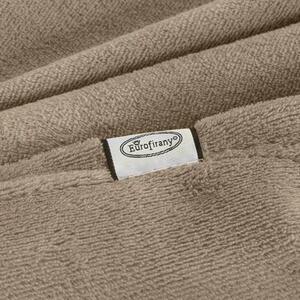 Eurofirany Deka SIMPLE béžová jemná jednofarebná deka bežová Polyester 150x200 cm