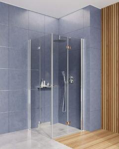 Deante Kerria Plus sprchové dvere 90 cm skladané chróm lesklá/priehľadné sklo KTSX041P