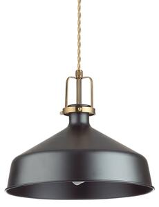 IdealLux 249056 ERIS-1 SP1 závesné svietidlo 210mm E27 1x60W IP20 čierna