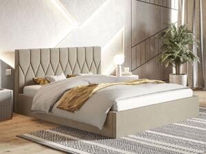 - Moderná čalúnená posteľ CATHERINE ROZMER: pre matrac 120 x 200 cm