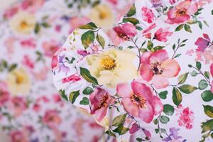 Zdeňka Podpěrová Posteľné obliečky Čajová ruža Bavlna 2x70x90,1x200x220 cm