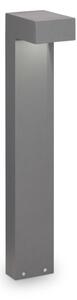 IdealLux 246970 SIRIO PT2 SMALL záhradný stĺpik G9 2x15W IP44 šedá