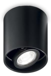 IdealLux 243924 MOOD PL1 D09 ROUND prisadené stropné svietidlo GU10 1x28W IP20 čierna