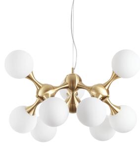 IdealLux 241036 NODI SP9 závesné svietidlo 150mm E14 9x40W IP20 matná mosadz