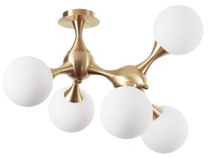 IdealLux 241050 NODI PL5 stropné svietidlo 150mm E14 5x40W IP20 matná mosadz