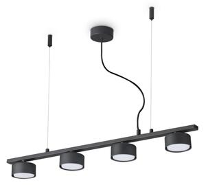 IdealLux 235455 MINOR LINEAR SP4 závesné svietidlo GX53 4x15W IP20 čierna