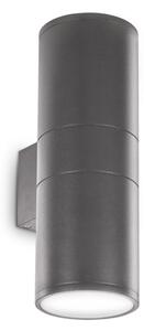 IdealLux 236858 GUN AP2 BIG vonkajšie nástenné svietidlo E27 2x60W IP54 antracit